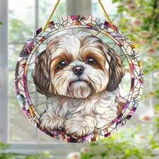 Shih Tzu Dog Suncatcher