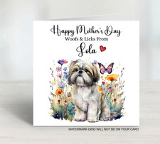 Mothers day card personalised