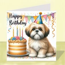Shih Tzu Dog Birthday