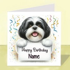 Personalised Shih Tzu Dog