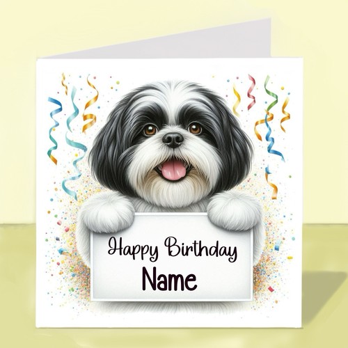 Personalised shih tzu - shih,