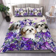 Shih Tzu Bedding Set, Gift for