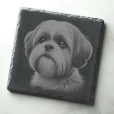 Shih Tzu Dog Engraved Slate