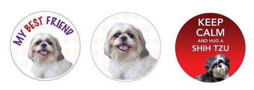 Shih tzu dog vinyl car - tzu,