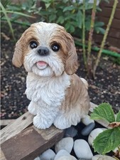Shih Tzu Dog Garden Ornament