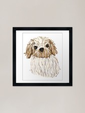 Chumps the Shih Tzu Framed Art