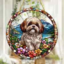 Shih Tzu Dog Design Suncatcher