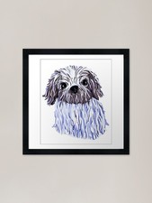 Chumps the Shih Tzu Framed Art