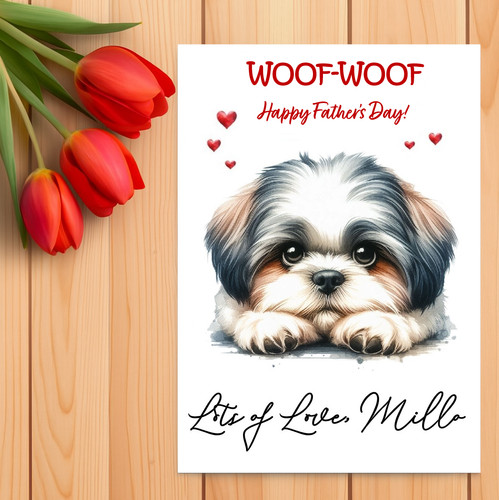 Personalised shih tzu - personalised,