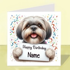 Personalised Shih Tzu Dog
