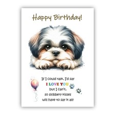 Birthday Card from the dog