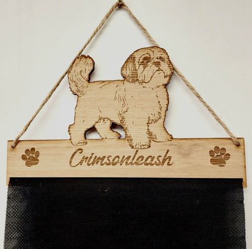 Shih tzu rosette holder dog - tzu,
